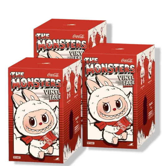 POP MART LABUBU COCA-COLA WINTER SERIES VINYL FACE BLIND BOX (THREE PACK)
