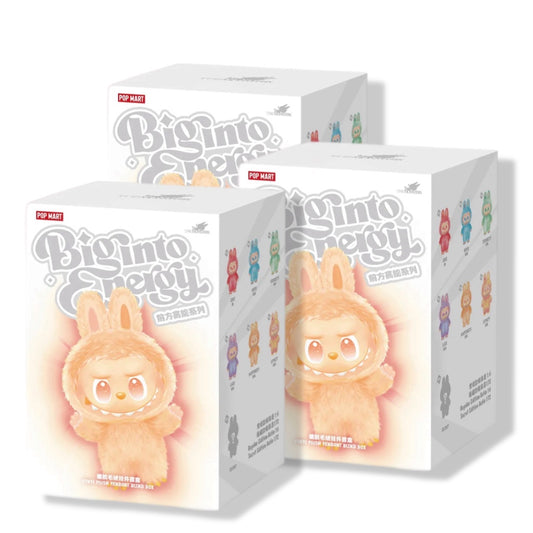 POP MART LABUBU BIG INTO ENERGY VINYL FACE BLIND BOX (THREE PACK)
